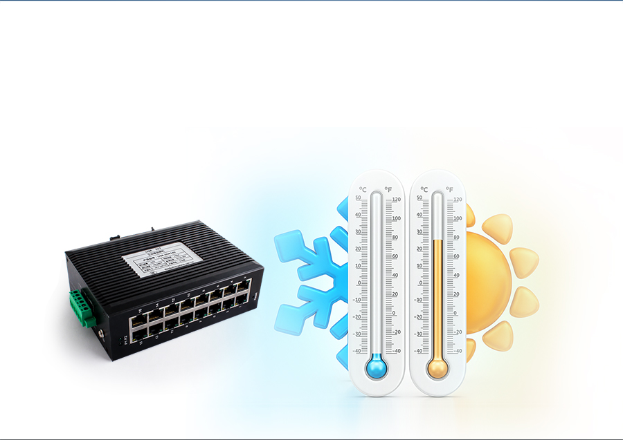 非網管工業級以太網交換機工業級設計